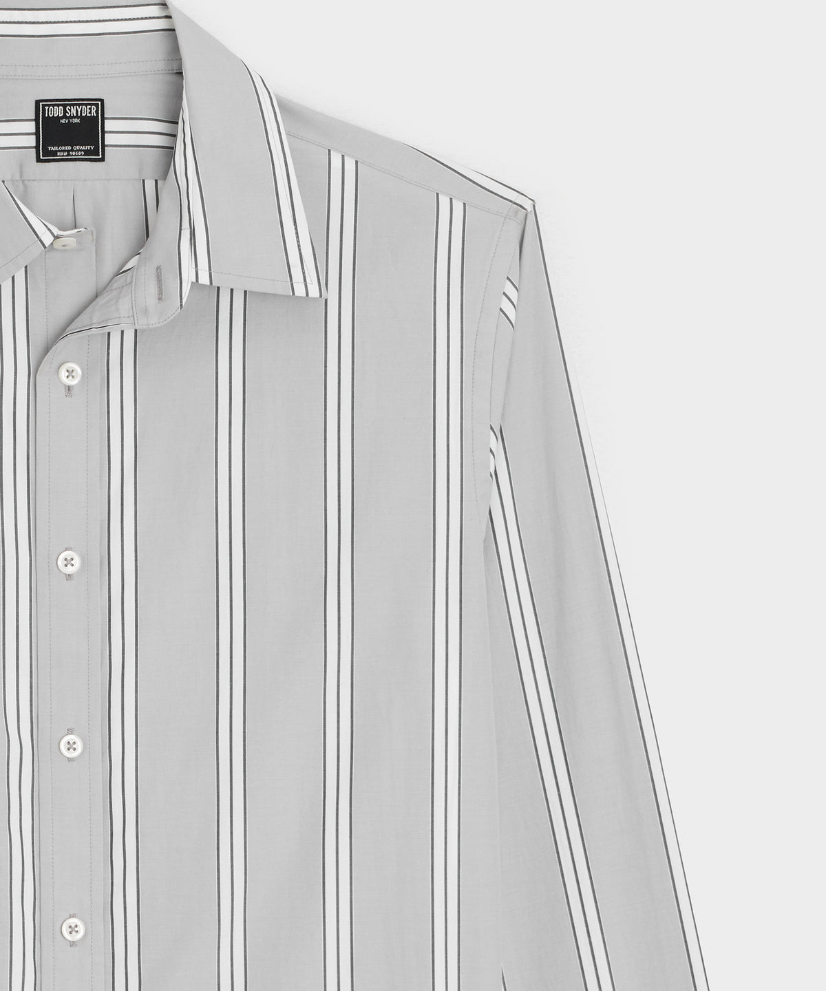 Slim Fit Cotton Poplin Point Collar Shirt