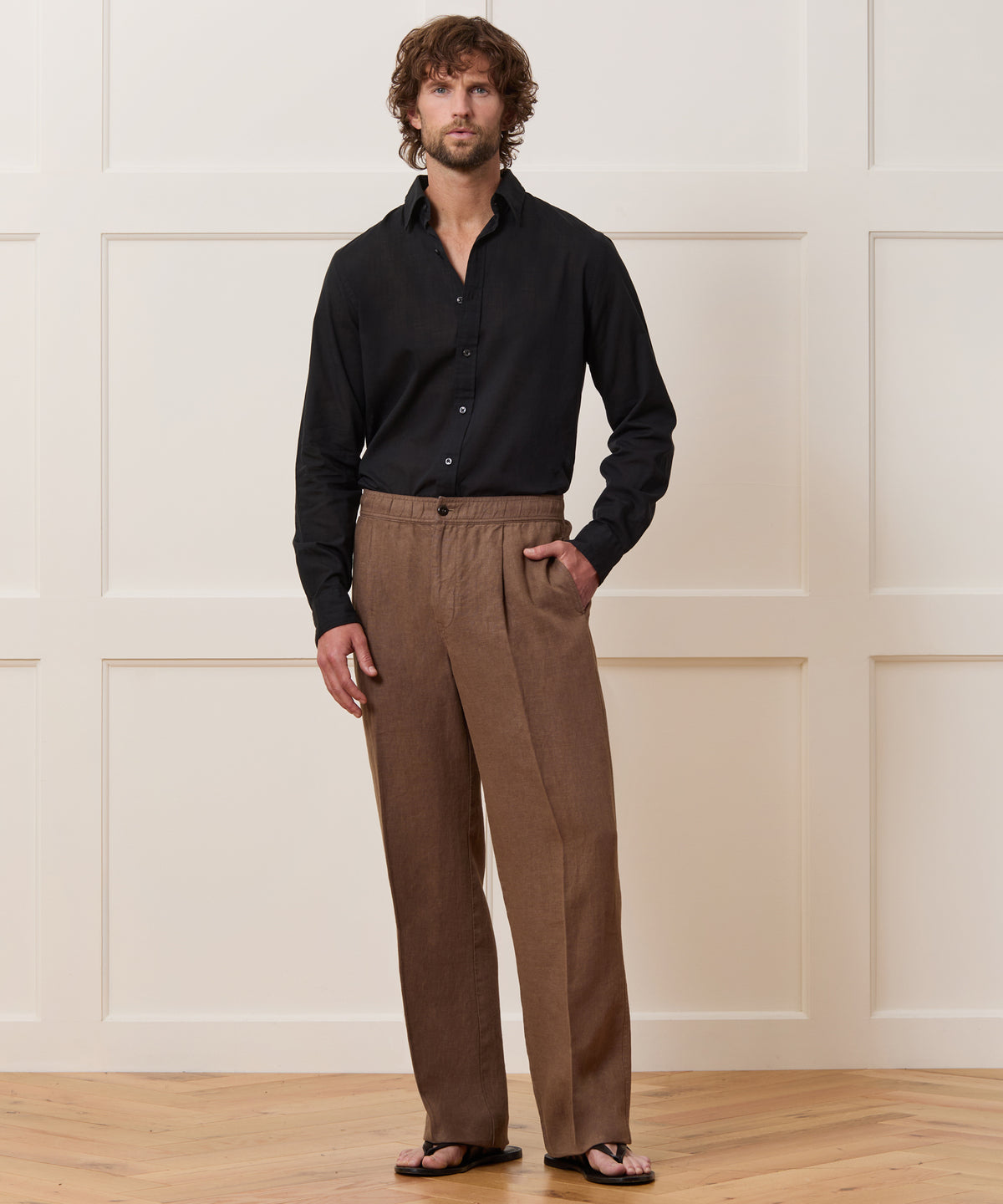 Slim Summerweight Point Collar Shirt