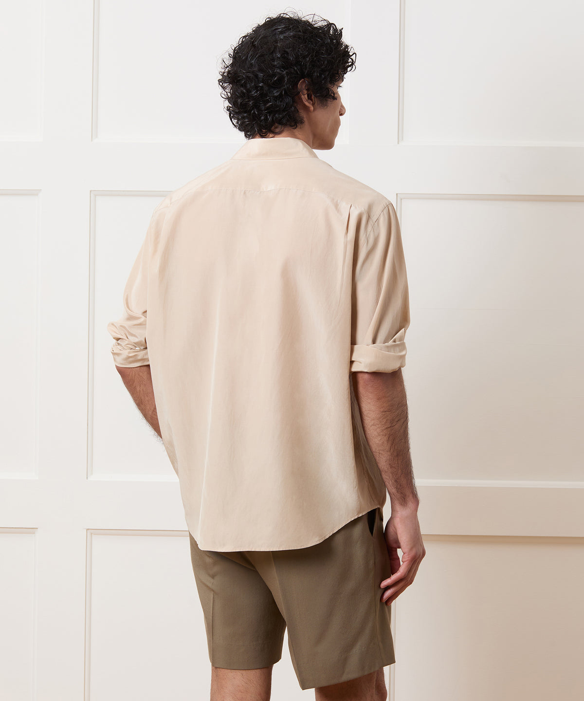 Cotton-Silk Big Shirt