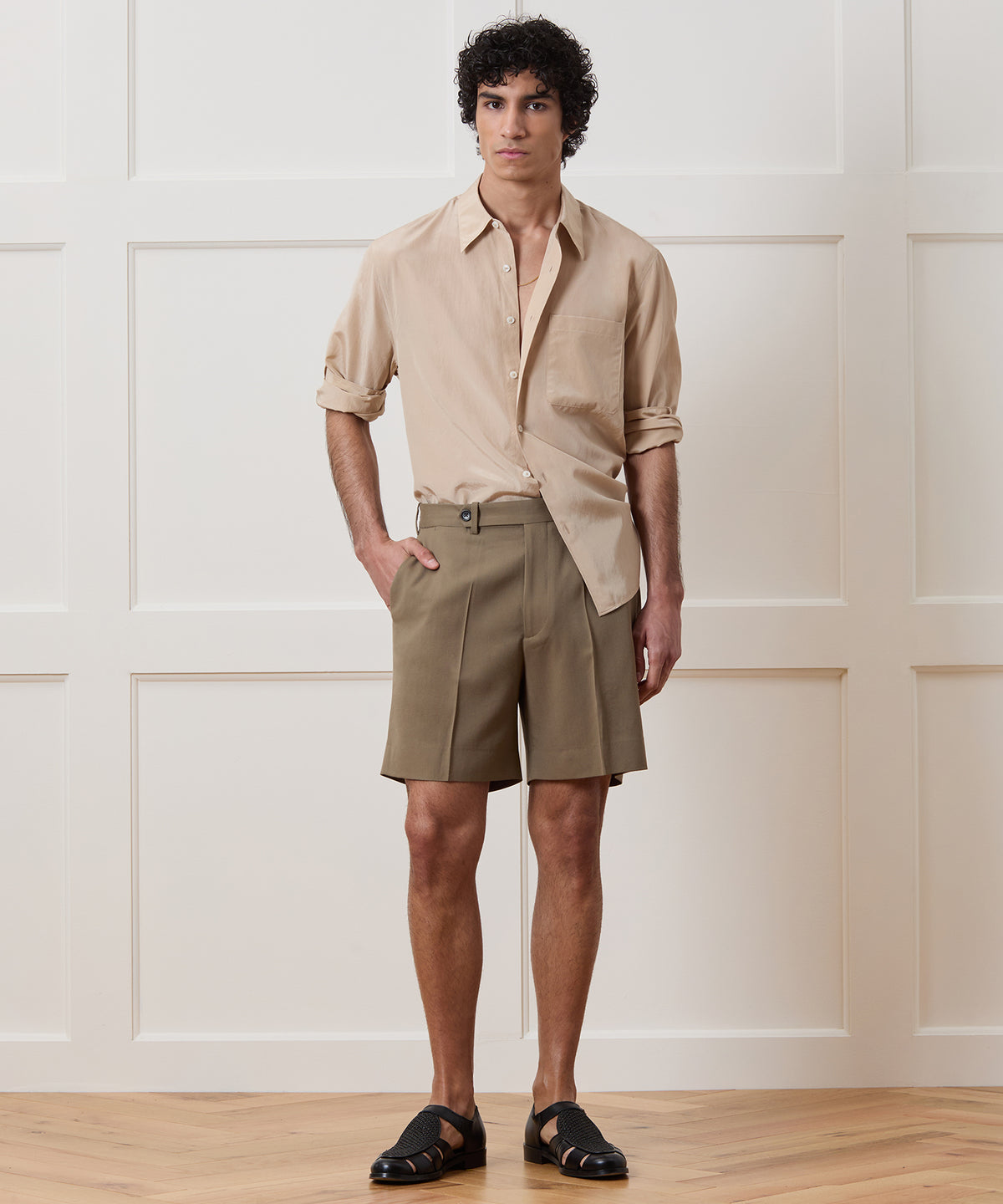 Cotton-Silk Big Shirt