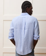 Slim Sea Soft Irish Linen Point Collar Shirt