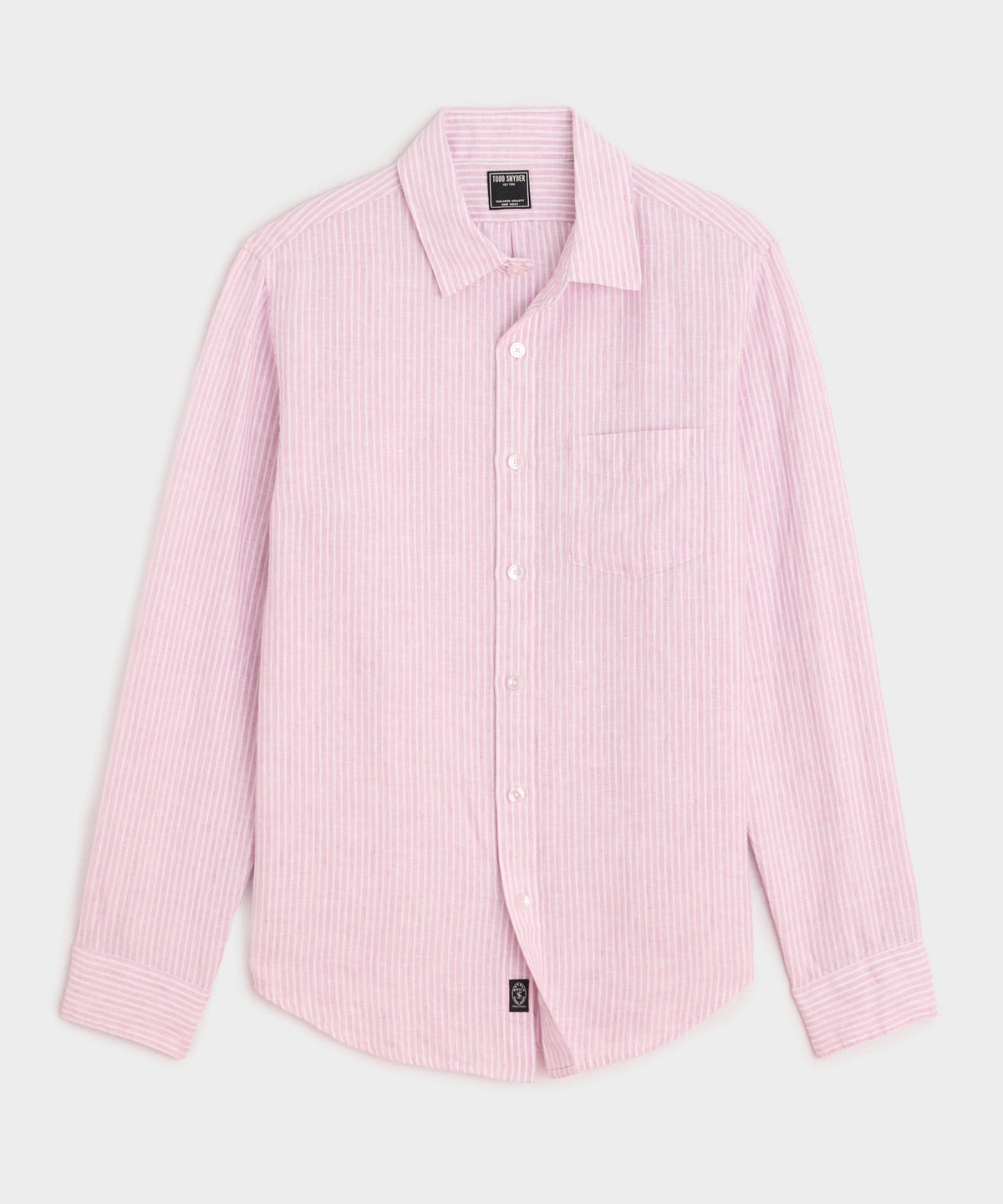 Slim Sea Soft Irish Linen Point Collar Shirt