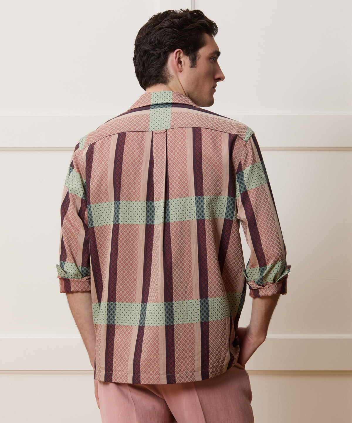 Relaxed Cotton Popover Shirt