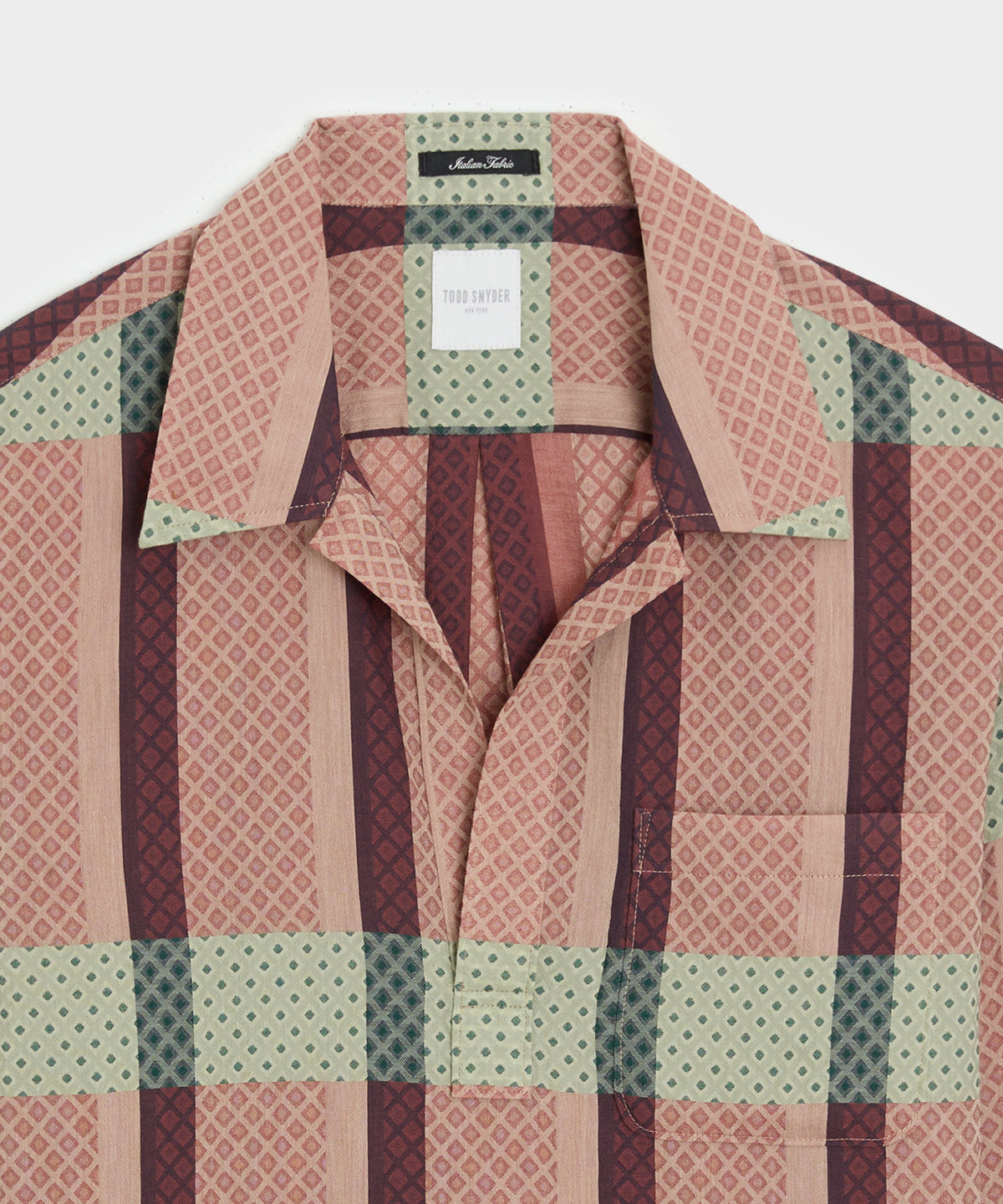 Relaxed Cotton Popover Shirt