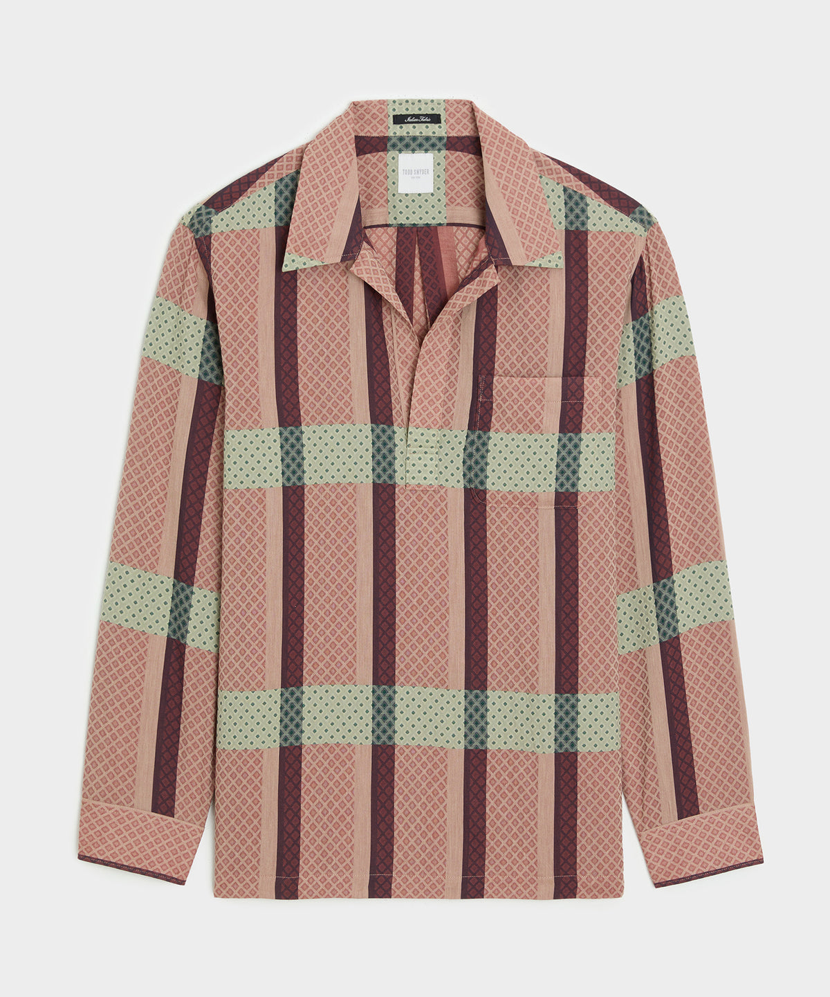 Relaxed Cotton Popover Shirt