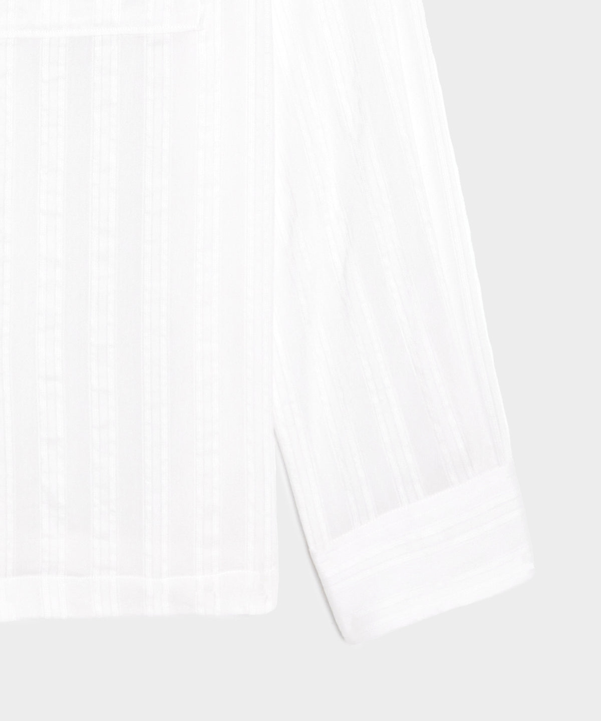 Relaxed Cotton-Silk Jacquard Camp Collar Shirt