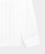 Relaxed Cotton-Silk Jacquard Camp Collar Shirt