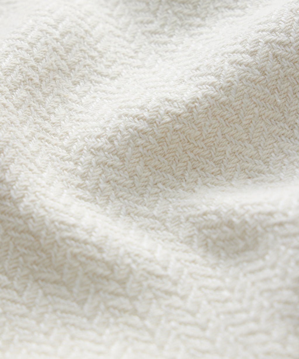 Linen-Cotton Textured Shirt Jacket