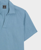 Relaxed Sea Soft Irish Linen Popover Shirt