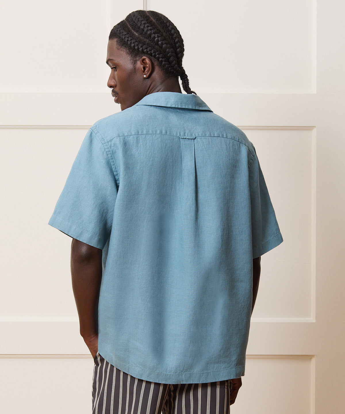 Relaxed Sea Soft Irish Linen Popover Shirt