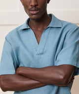 Relaxed Sea Soft Irish Linen Popover Shirt