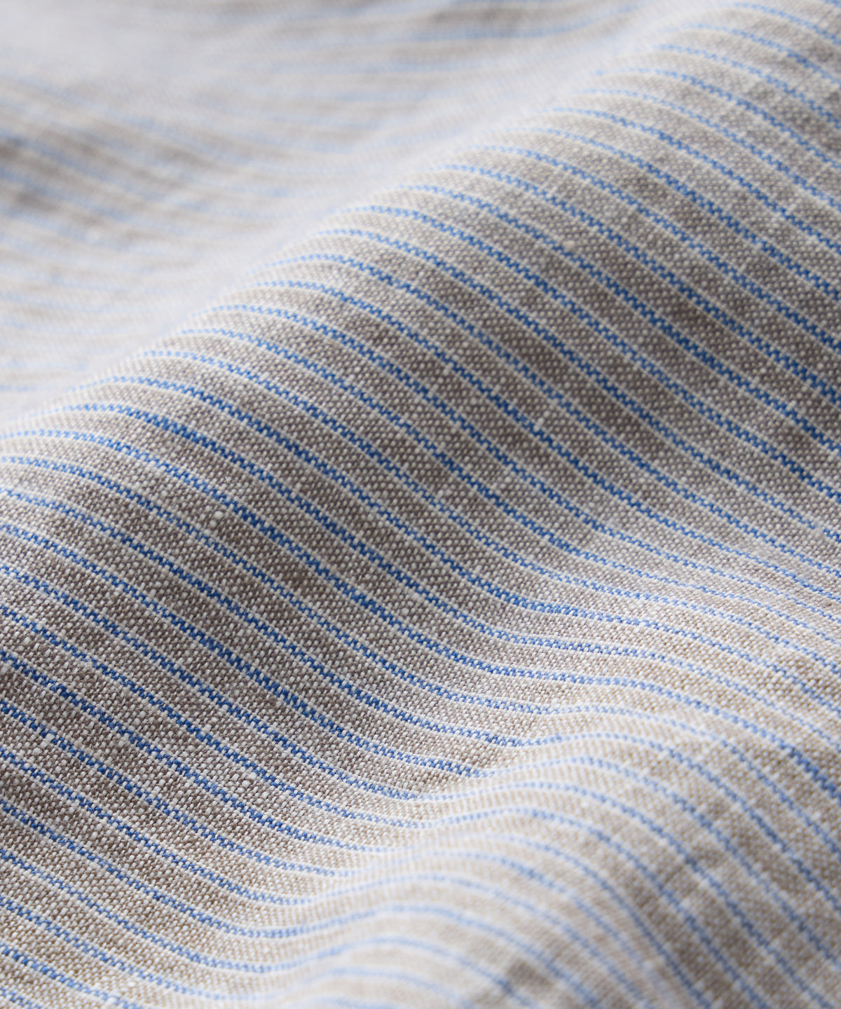 Cropped Sea Soft Irish Linen Camp Collar Shirt