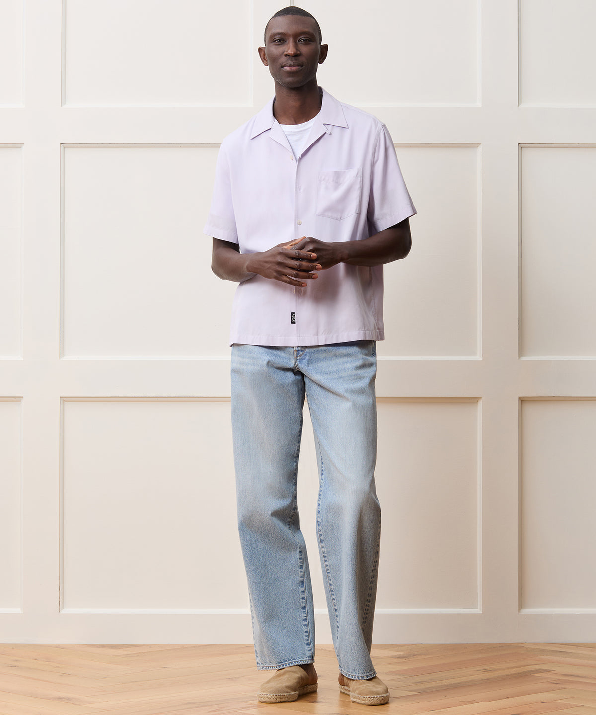 Cropped Rayon Capri Shirt