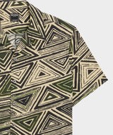 Cropped Silk-Cotton Camp Collar Shirt