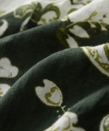 Cropped Cotton Crepe Camp Collar Shirt