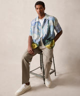 Todd Snyder x The Met Van Gogh Wheat Field With Cypresses Cabana Shirt