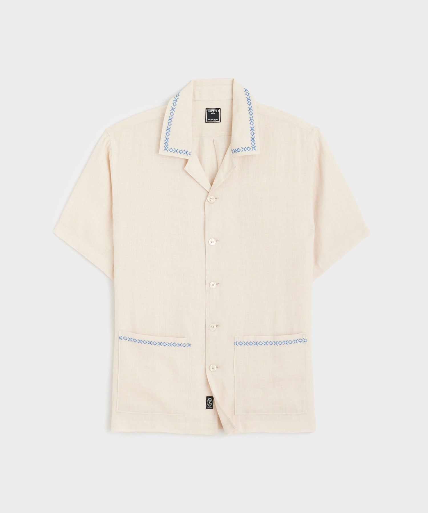 Embroidered Leisure Shirt in Canvas