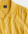 Yellow Stripe Embroidery Leisure Shirt