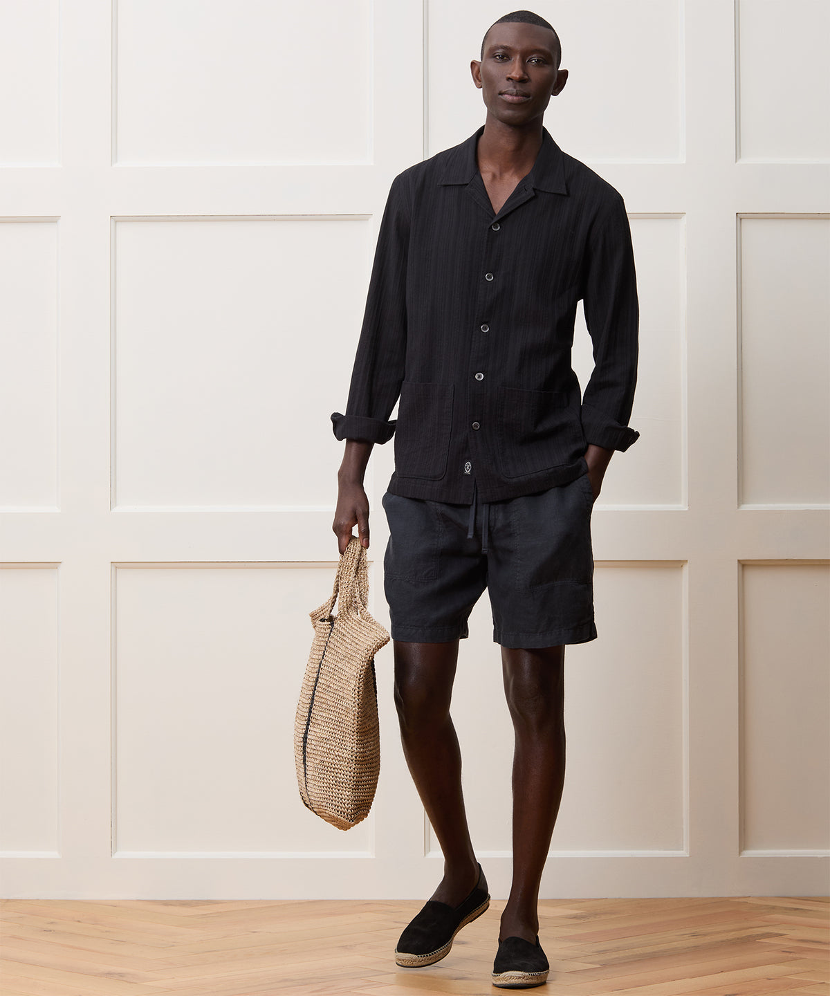 Cotton Jacquard Overshirt