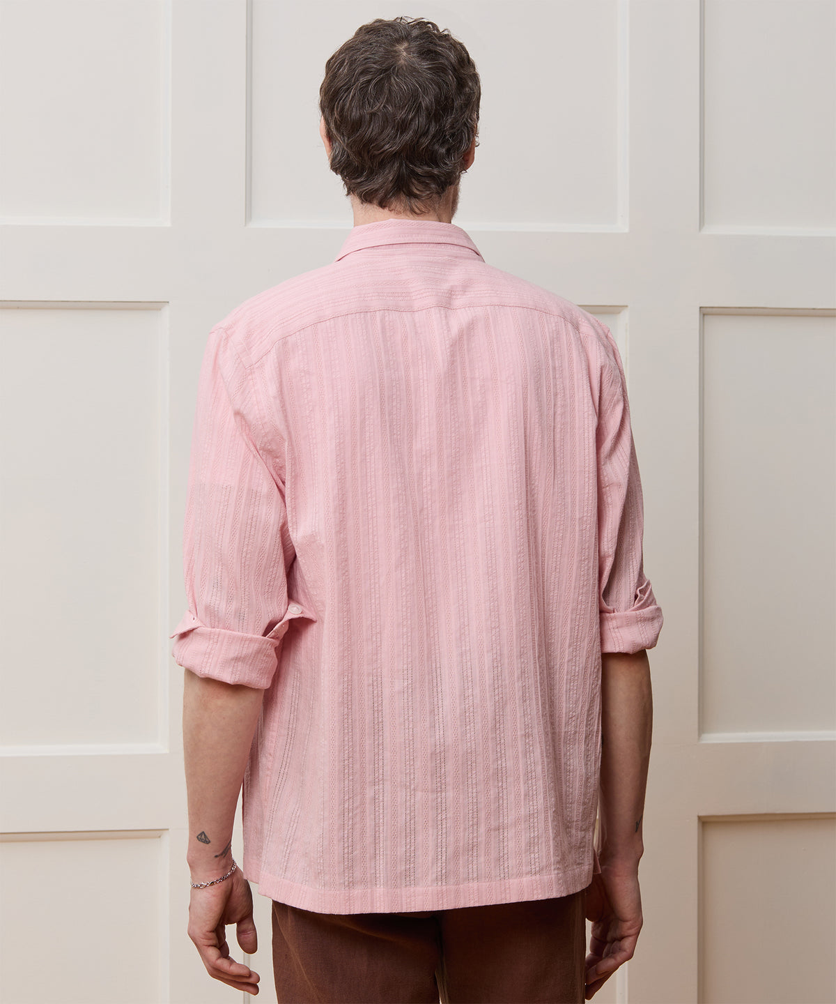 Cotton Jacquard Overshirt