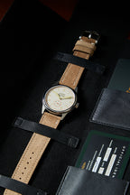Todd Snyder x Weiss Watch Company 38MM Standard Issue Watch in Sand Storm