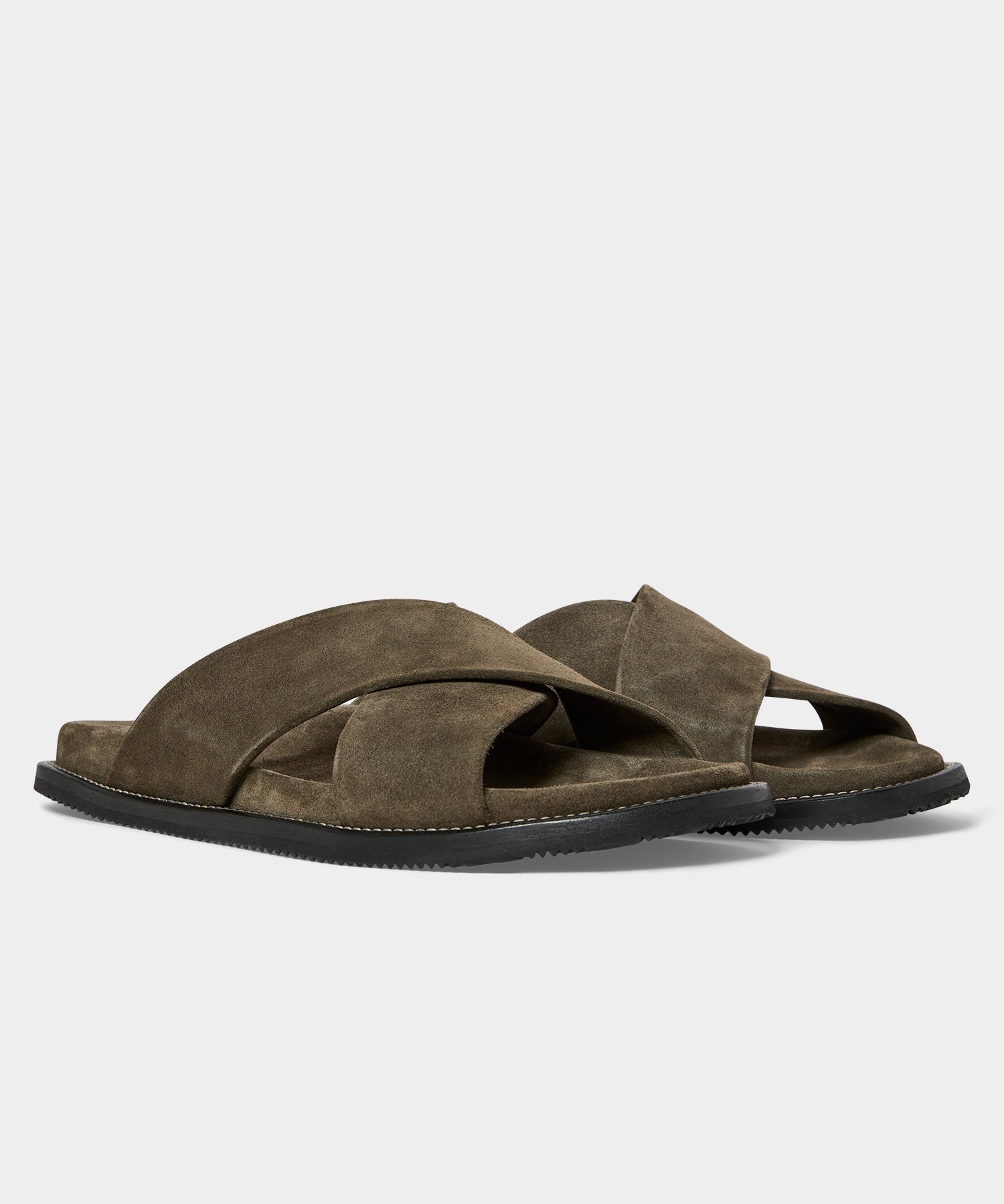Nomad Suede Crossover Sandal – Todd Snyder