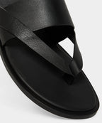 Porto Leather Crossover Sandal
