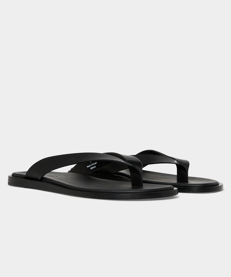 Porto Leather Thong Sandal