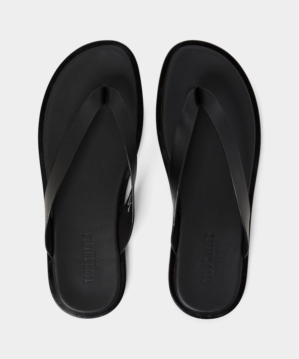 Porto Leather Thong Sandal