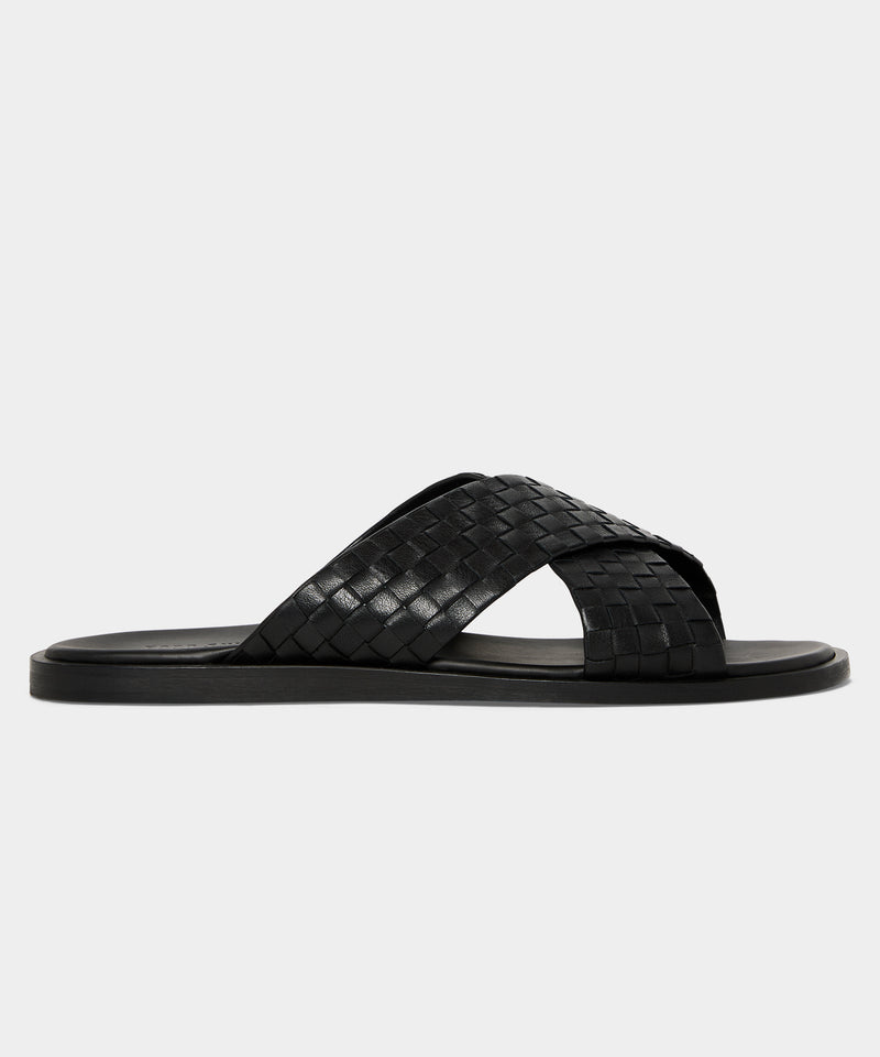 Porto Woven Leather Sandal