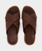 Porto Woven Leather Sandal