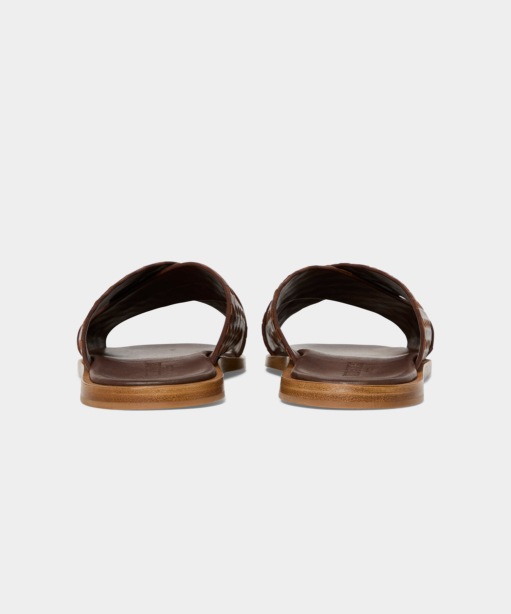Porto Woven Leather Sandal