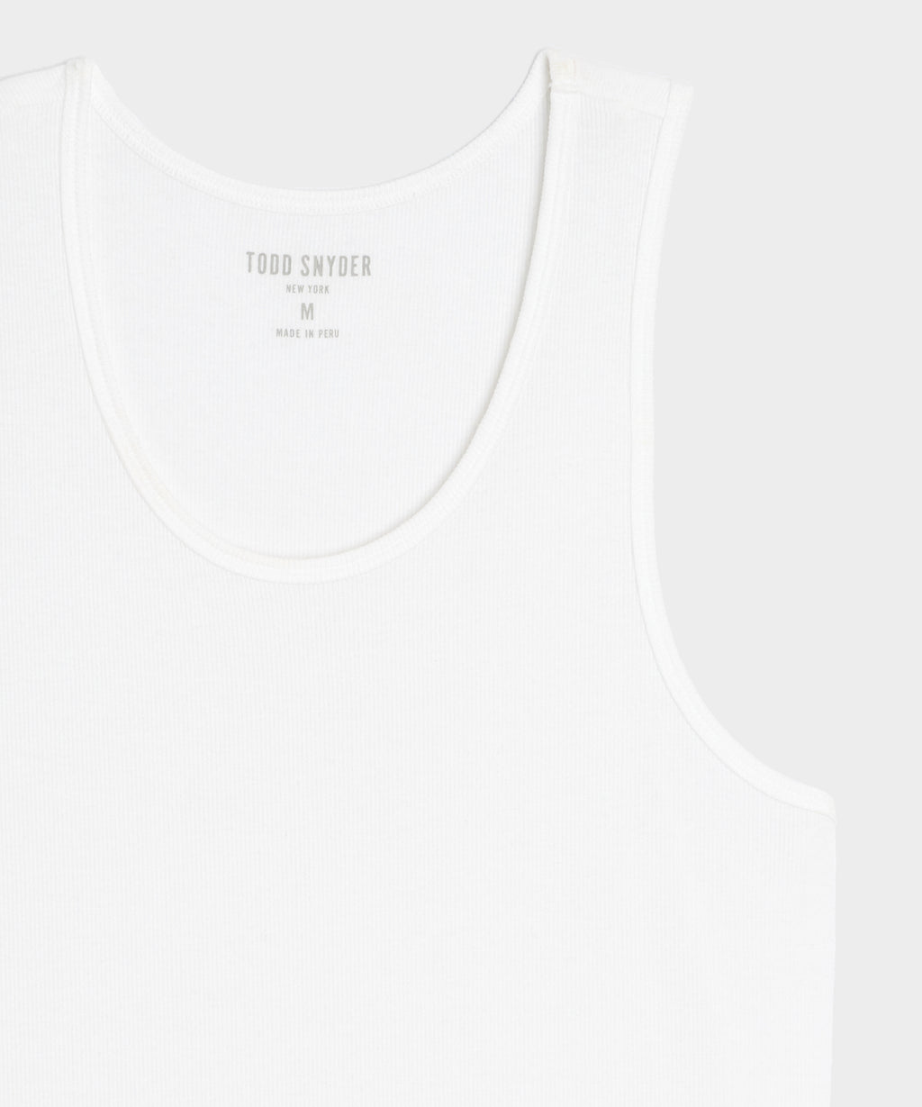 Slim Ribbed Tank
