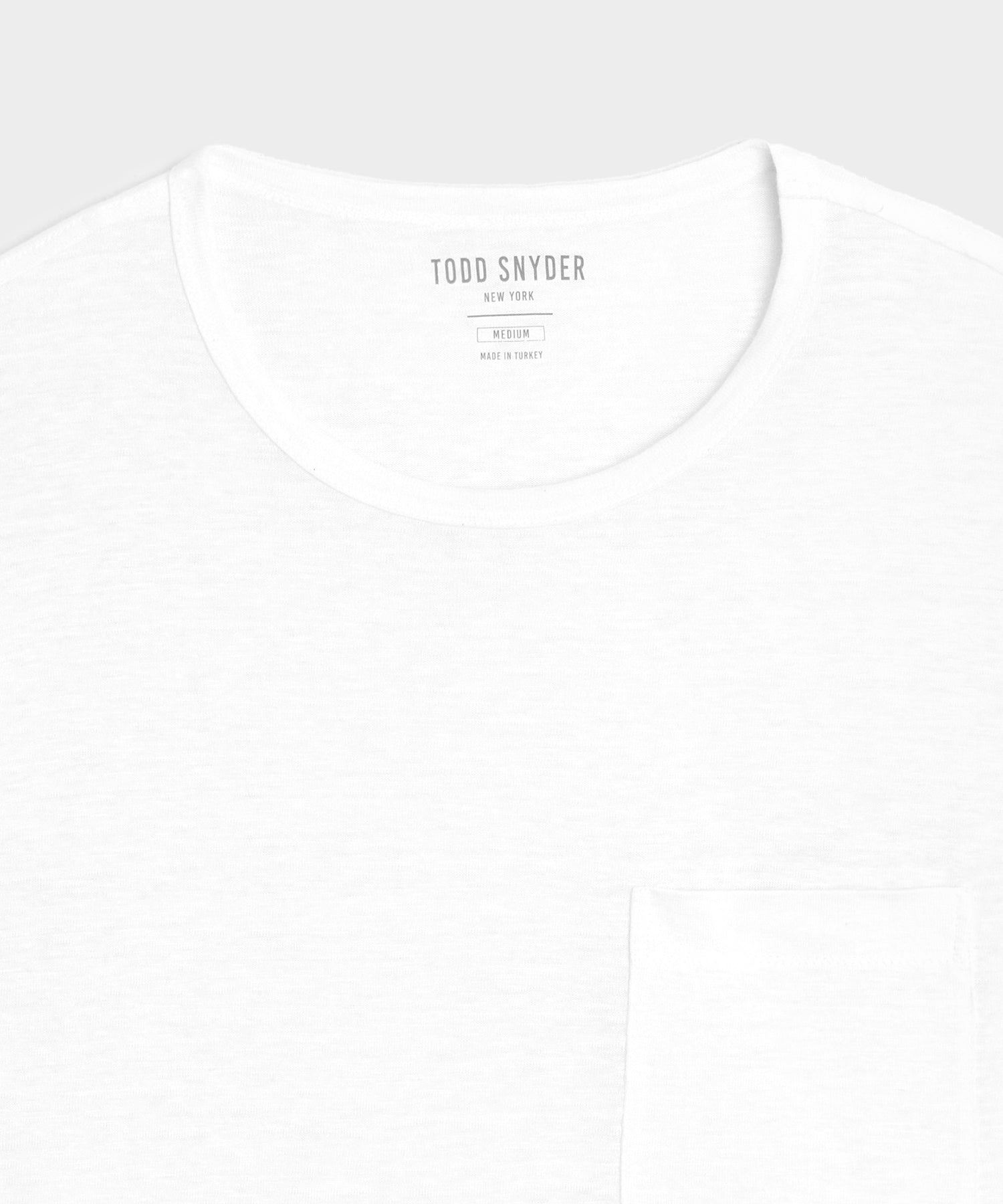 Linen Jersey Tee in White – Todd Snyder