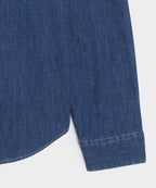 Denim Point Collar Shirt