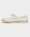 Todd Snyder X Sperry Top-Sider Suede Boat Shoe in Ivory