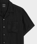Textured Linen Capri Shirt