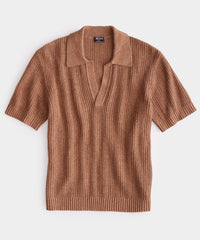 Relaxed Polo in Pinecone
