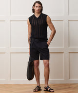 Open Stitch Sweater Vest