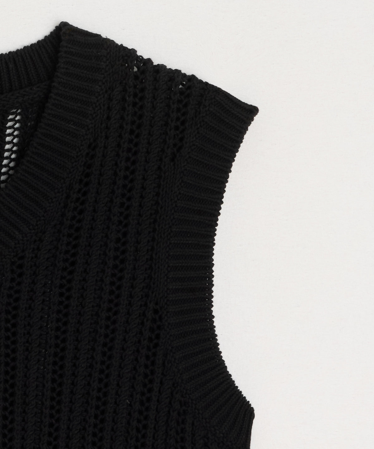 Open Stitch Sweater Vest