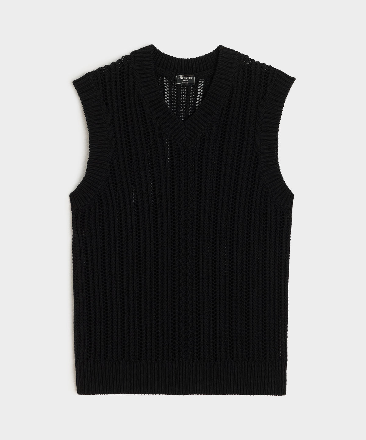 Open Stitch Sweater Vest