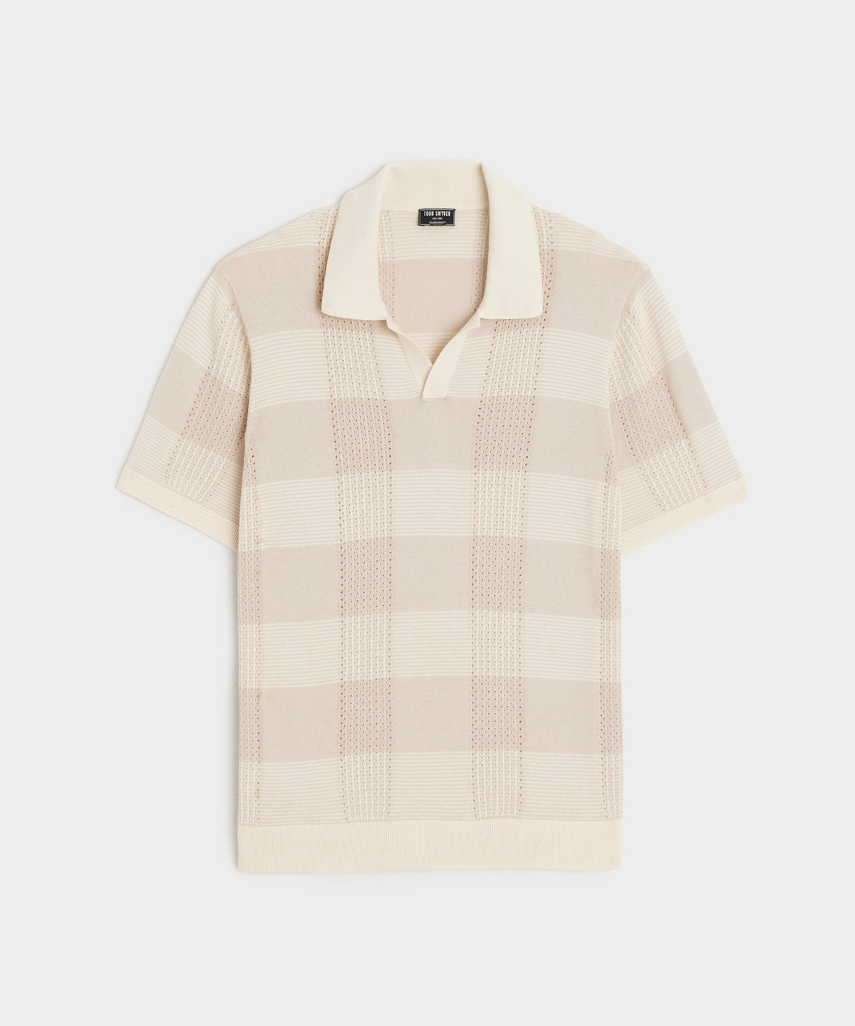 Mesh Silk-Cotton Montauk Sweater Polo