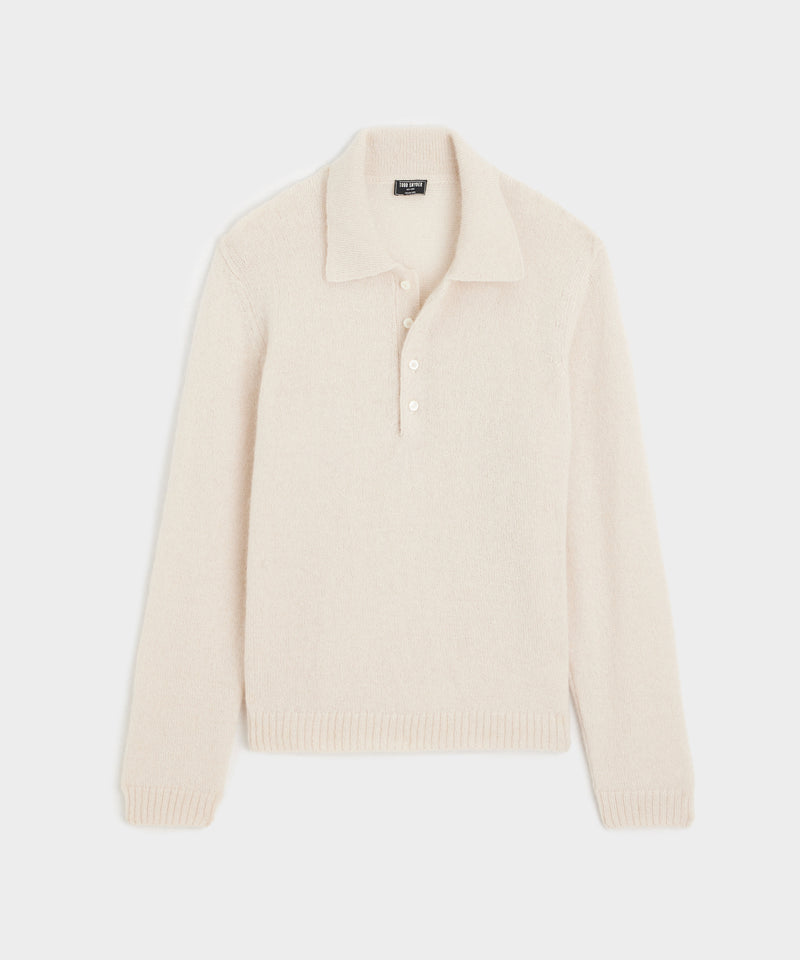 Relaxed Mohair Sweater Polo