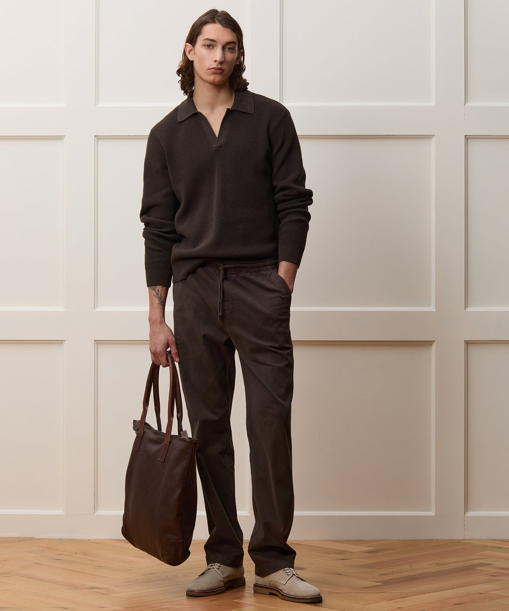 Straight Fit Cotton Weekend Pant