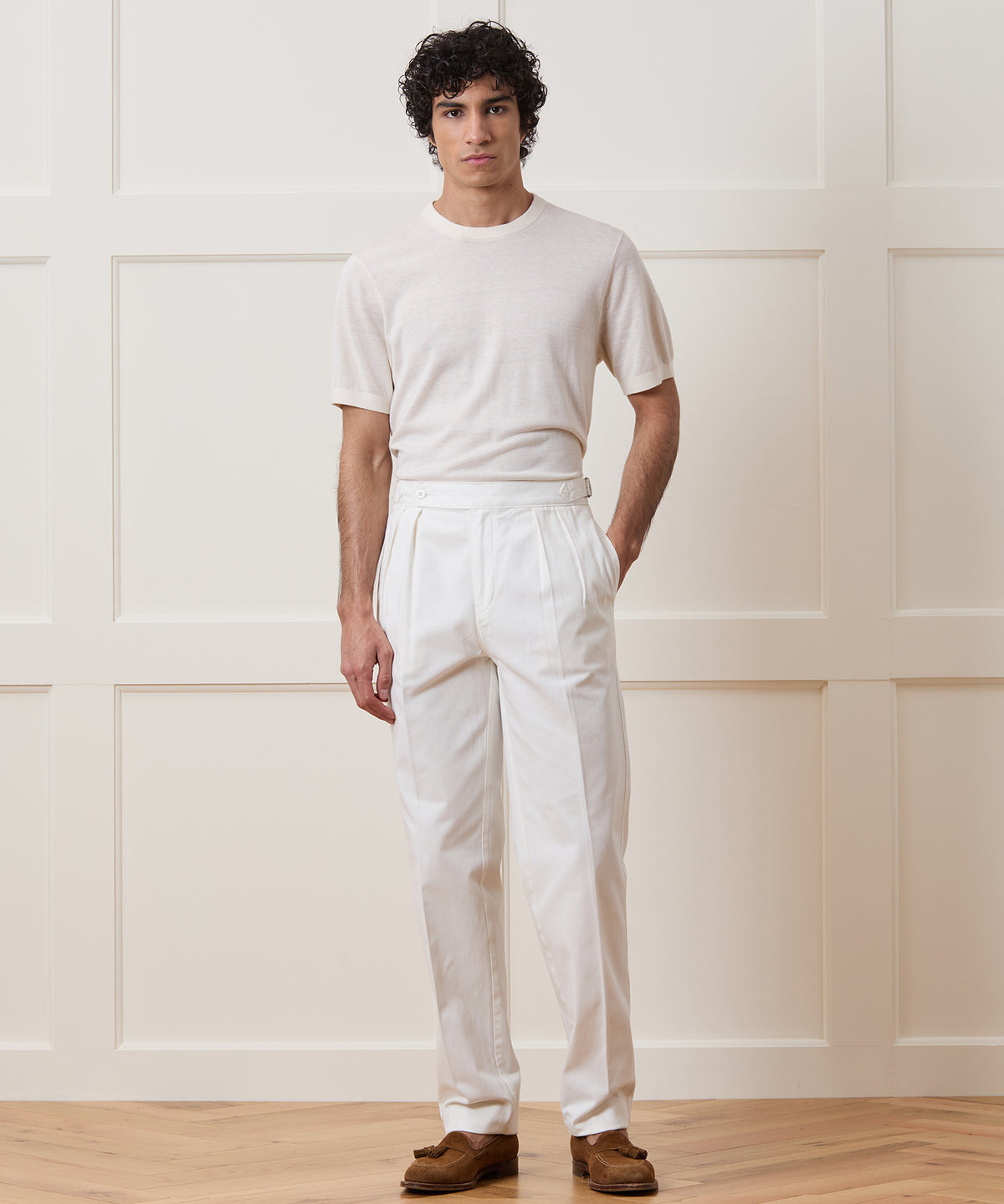 Silk-Cashmere Sweater Tee