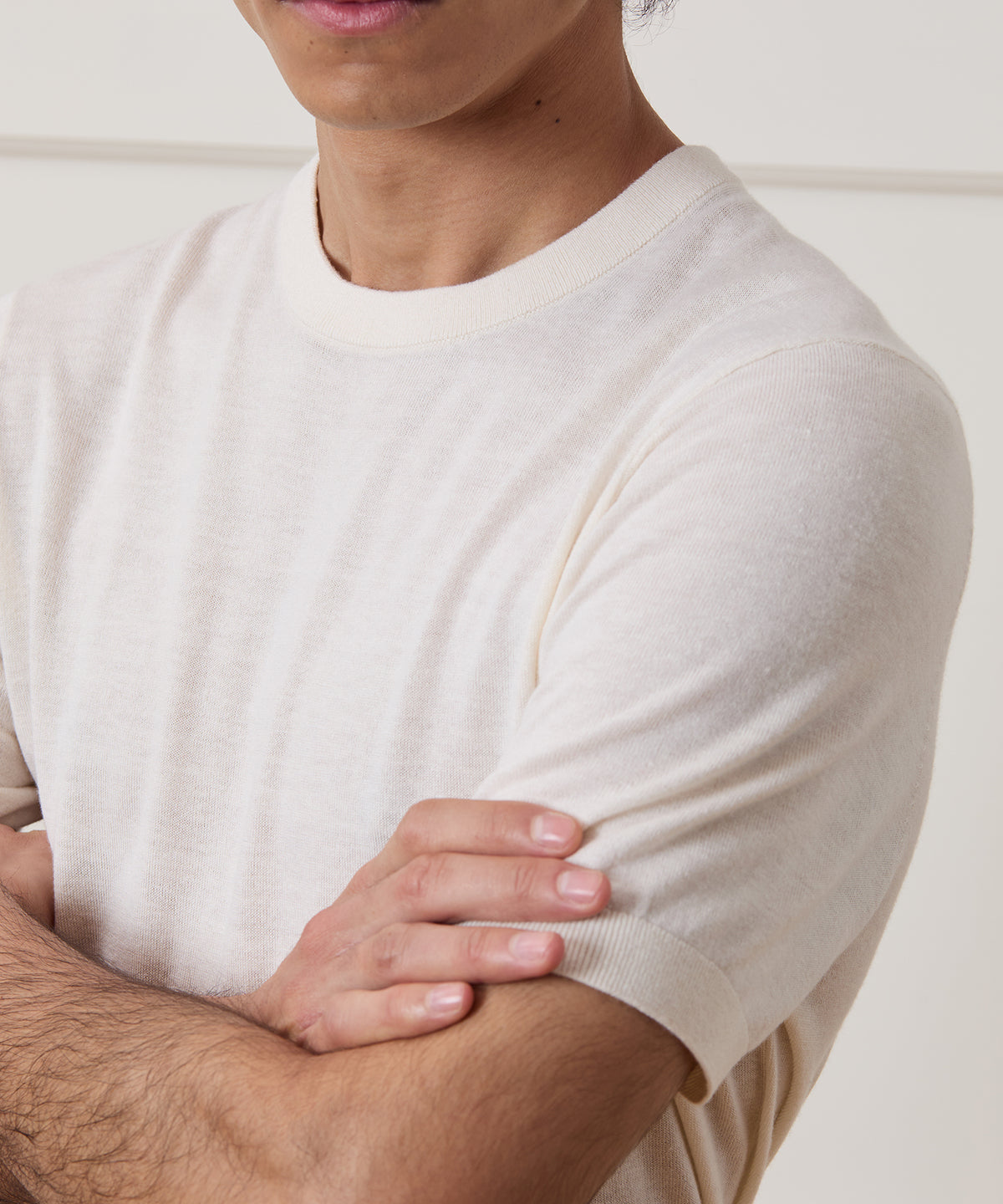Silk-Cashmere Sweater Tee