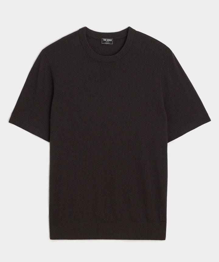 Silk-Cashmere Sweater Tee