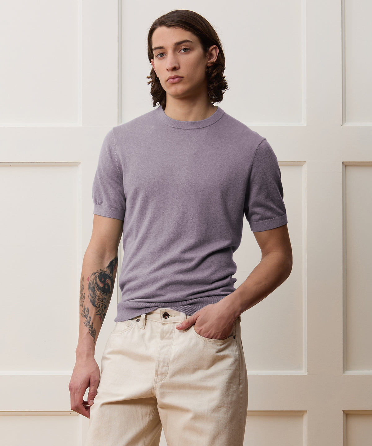 Silk-Cashmere Tee