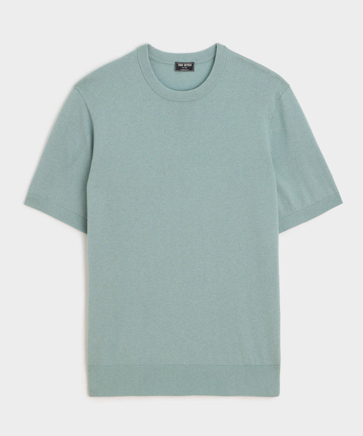 Silk-Cashmere Sweater Tee