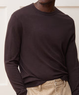 Silk-Cashmere Crewneck Sweater